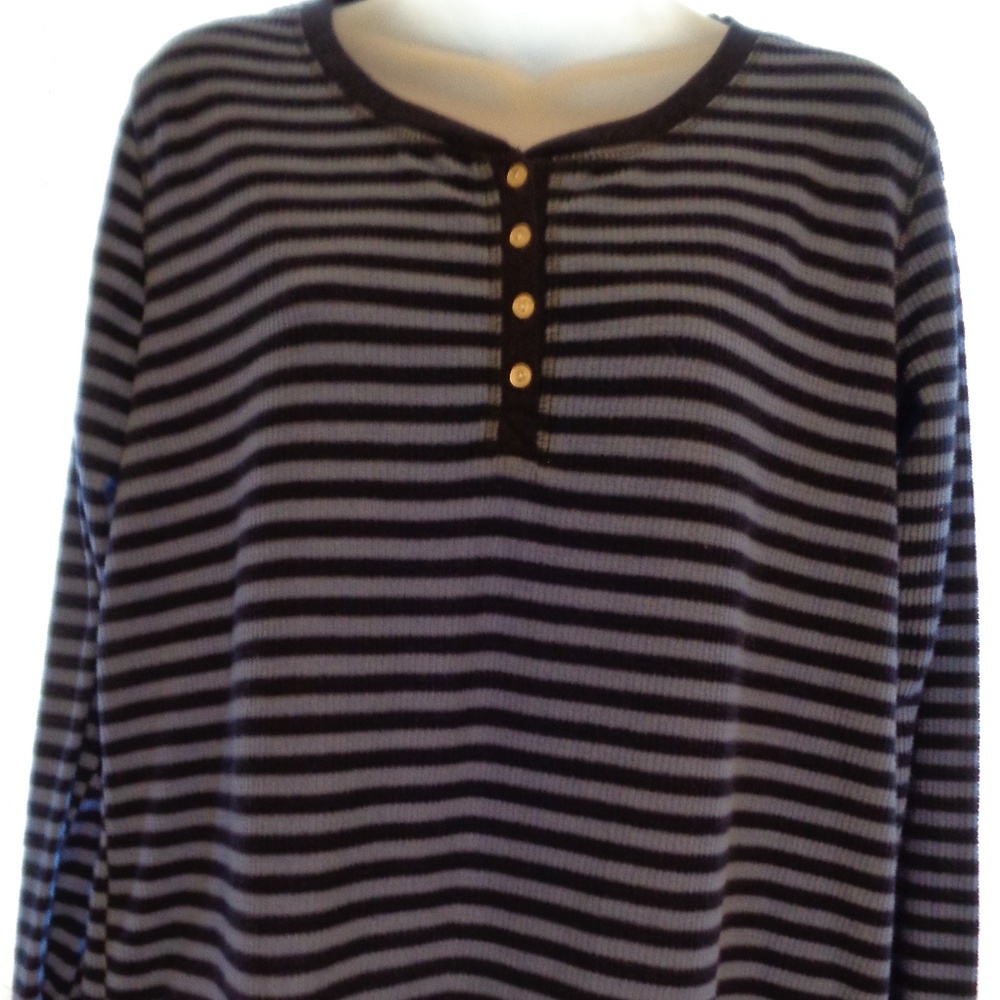 NAUTICA STRIPED HENLEY